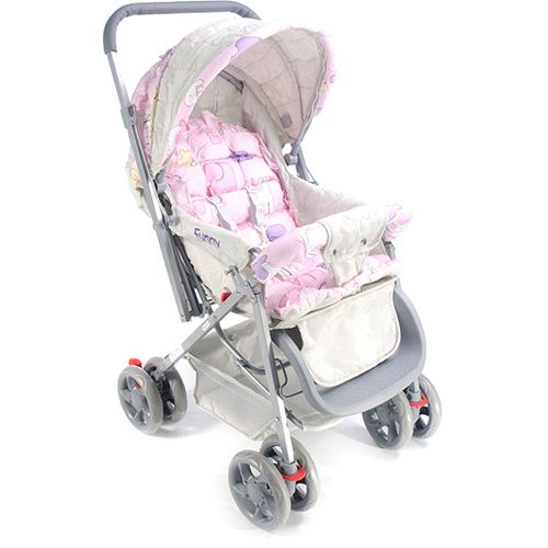 Carrinho de Bebê Berço Funny ROSA - Voyage