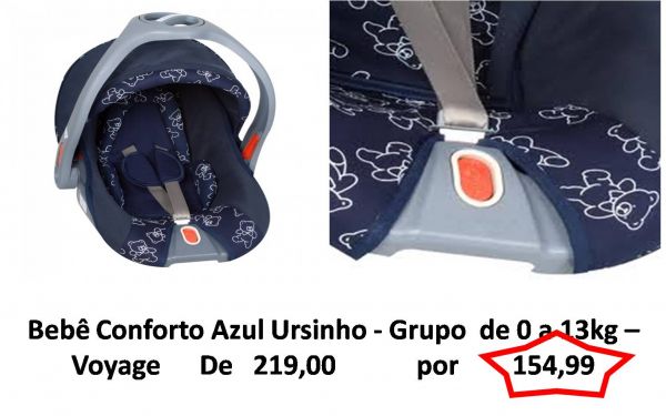 Bebê Conforto Azul de 0 a 13kg - Cosco