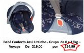 Bebê Conforto Azul de 0 a 13kg - Cosco