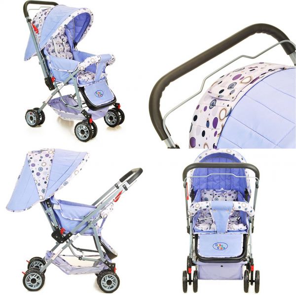 Carrinho Berço - Lilás- Baby Style